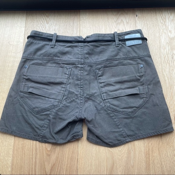 G-STAR ARMY  GREEN SHORTS - 25 - Picture 10 of 16